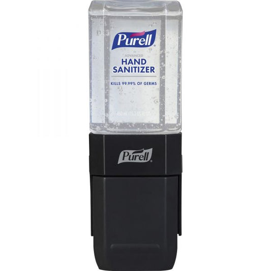 PURELL ES1 Dispenser Starter Kit (4424-D6) Manual - 15.22 fl oz Capacity - Theft Proof, Durable, Compact, Dye-free, Push Button - Graphite - 6 / Carton