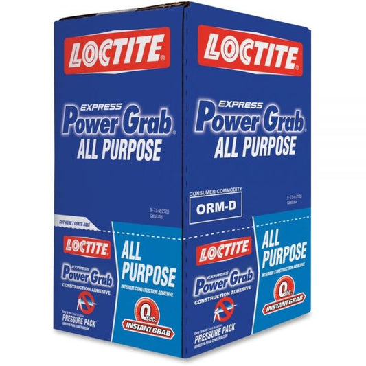 Loctite Express Power Grab All Purpose Adhesive 7.50 oz - 9 / Carton - White