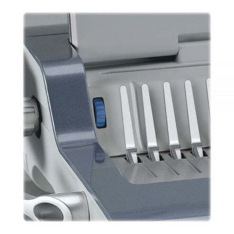 Fellowes Quasar 500 Manual Comb Binding System, 500 Sheets, 18.13 x 15.38 x 5.13, Metallic Gray