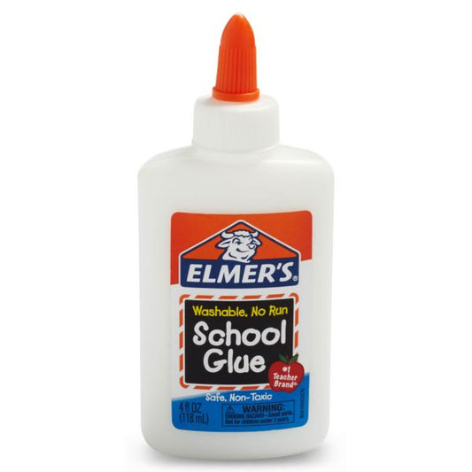 Elmer's Washable School Glue, 4 oz, Dries Clear