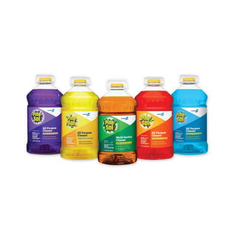 Pine-Sol All Purpose Cleaner, Lavender Clean, 144 oz Bottle, 3/Carton