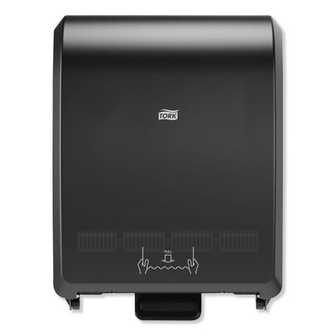 Tork Mechanical Hand Towel Roll Dispenser, H80 System, 12.32 x 9.32 x 15.95, Black