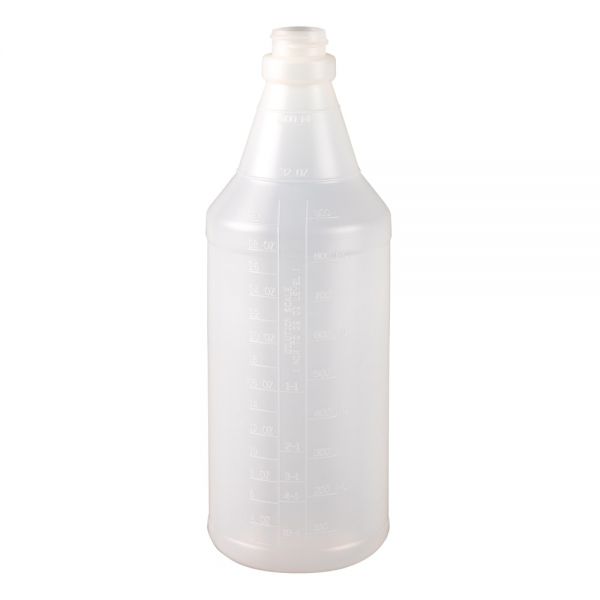 Continental Multi-Purpose Polyethylene Center Neck Spray Bottle, 32 Oz, Clear