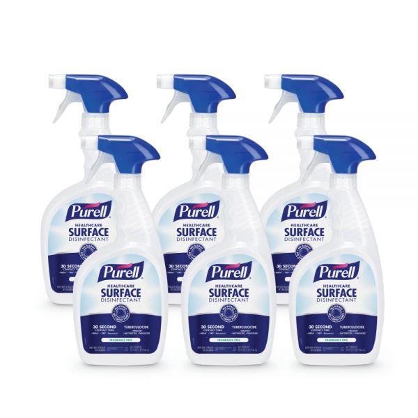 Purell Healthcare Surface Disinfectant Spray, 32 Oz, Case Of 6 Bottles