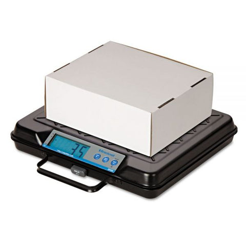 Brecknell Portable Electronic Utility Bench Scale, 100lb Capacity, 12.5 x 10.95 x 2.2 Platform