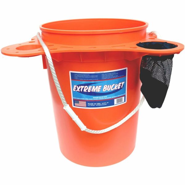 My Bucket Extreme Bucket 22 quart - Plastic - Orange - 1 Each