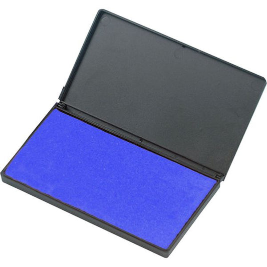 Charles Leonard Nontoxic Foam Ink Pads 1 Each - 2.8" Width x 4.3" Length - Foam Pad - Blue Ink - Blue