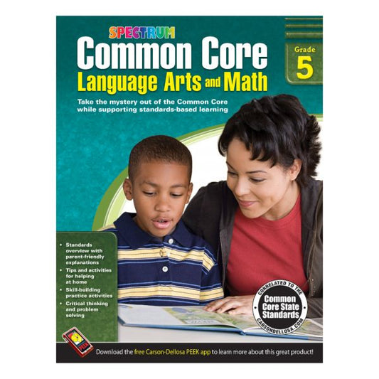 Spectrum Common Core Language Arts And Math, Grade 5