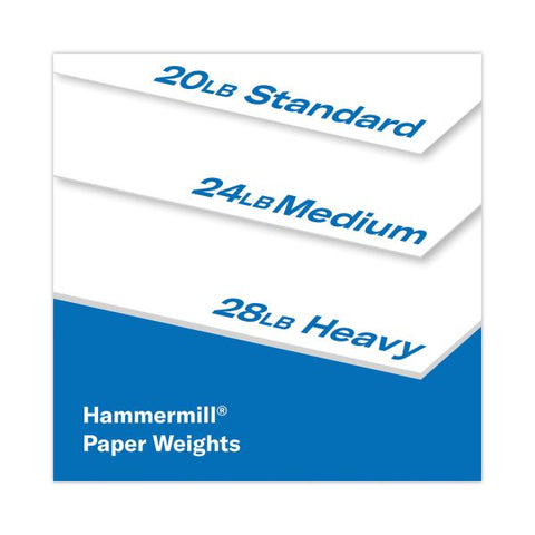 Hammermill Copy Plus Print Paper, 92 Bright, 20 lb Bond Weight, 8.5 x 11, White, 500 Sheets/Ream, 5 Reams/Carton 92 Brightness - Letter - 8 1/2" x 11" - 20 lb Basis Weight - 75 g/m&#178; Grammage - 5 / Carton - Acid-free, ColorLok Technology, Jam-free