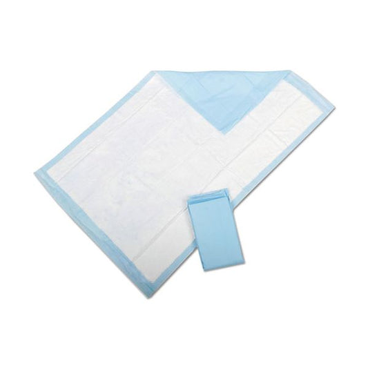 Medline Protection Plus Disposable Underpads, 23" x 36", Blue, 25/Bag