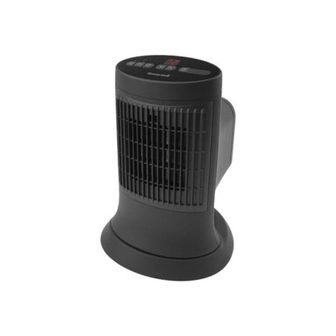 Honeywell Digital Ceramic Mini Tower Heater, 1,500 W, 10 x 7.63 x 14, Black