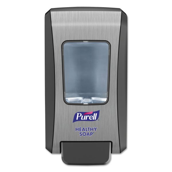 PURELL FMX-20 Soap Push-Style Dispenser, 2000 mL, 4.68" x 6.6" x 11.66", Graphite, 1 Each