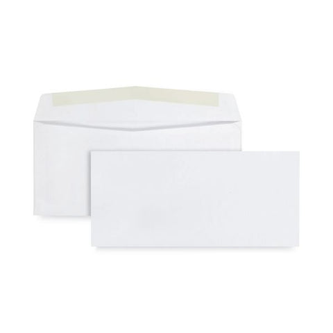 Quality Park Business Envelope, #10 (4 1/8 x 9 1/2), Gummed Seal, 1000/Box