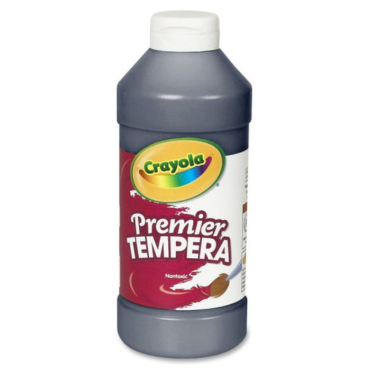 Crayola Premier Tempera Paint 16 oz Size - Black - 1 Each