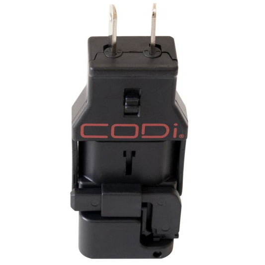 CODi Universal AC Power Adapter 110 V AC, 220 V AC - Black