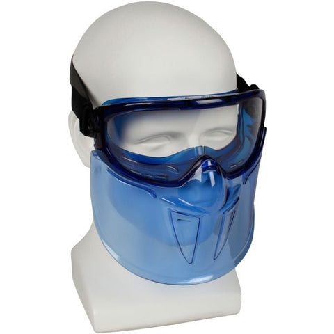 KleenGuard V90 Series Face Shield, Blue Frame, Clear Lens