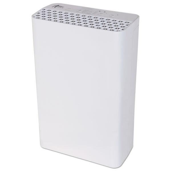 Alera 3-Speed HEPA Air Purifier, 215 sq ft Room Capacity, White