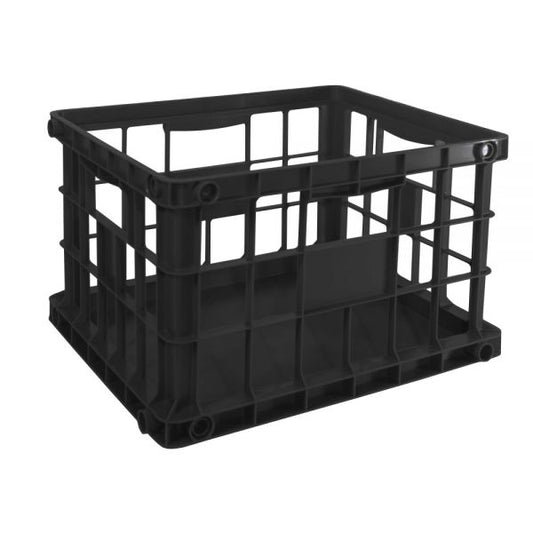 Letter/Legal File Crate, Medium Size, Black