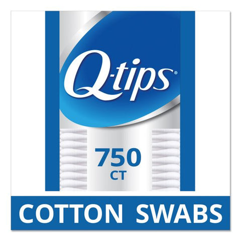 Q-tips Cotton Swabs, 750/Pack, 12/Carton