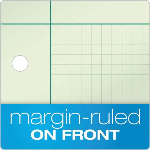 TOPS Engineering Computation Pads, Cross-Section Quadrille Rule (5 sq/in, 1 sq/in), Green Cover, 200 Green-Tint 8.5 x 11 Sheets