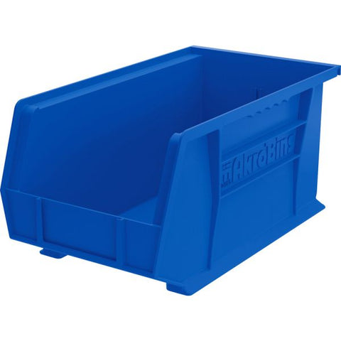 Akro-Mils Akrobin 7" Height x 8.3" Width x 14.8" Depth - Polypropylene - Blue