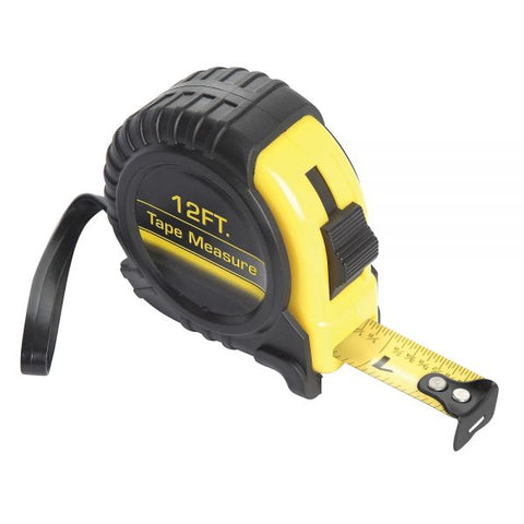 GreatStar Measuring Tape, 12', Black/Yellow