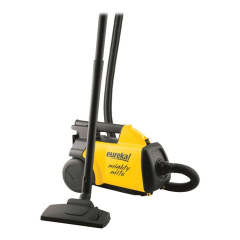 Eureka Mighty Mite Canister Vacuum, Black/Yellow