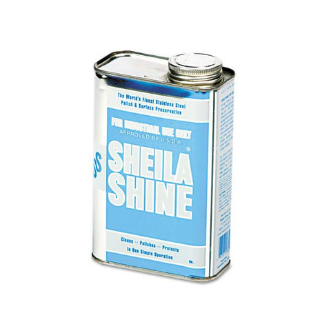 Sheila Shine Stainless Steel Cleaner and Polish, 1 qt Can