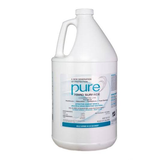 Pure Hard Surface Disinfectant, 1 Gallon, Clear, Case Of 2 Bottles