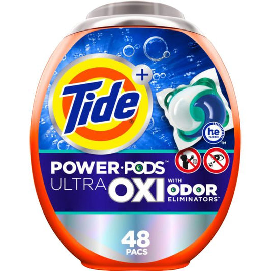 Tide Ultra Oxi Power Pods Pod - 48 / Pack - Blue