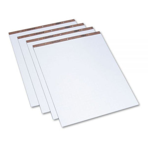 TOPS Easel Pads, Quadrille Rule (1 sq/in), 27 x 34, White, 50 Sheets, 4/Carton