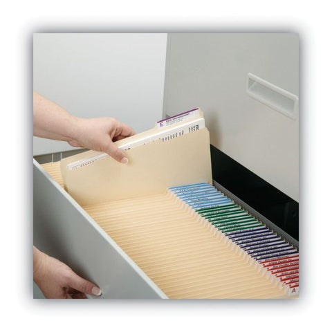 Smead Reinforced Tab Manila File Folders, 1/3-Cut Tabs: Left Position, Letter Size, 0.75" Expansion, 11-pt Manila, 100/Box