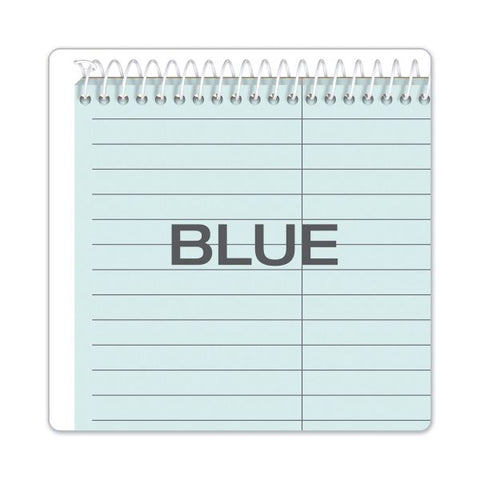 TOPS Prism Steno Pads, Gregg Rule, Blue Cover, 80 Blue 6 x 9 Sheets, 4/Pack