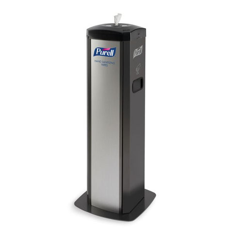 PURELL DS360 Hand Sanitizing Wipes Station Steel - Black - Durable - 1 / Carton