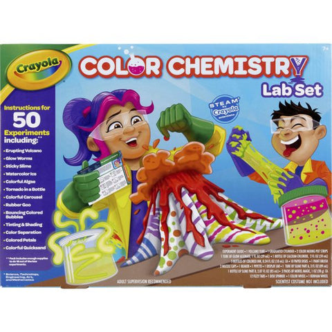 Crayola Chemistry Lab Set Steam Toy 50 Colorful Experiments Theme/Subject: Fun - Skill Learning: Chemistry, Science Experiment, Educational, Creativity - 7 Year & Up