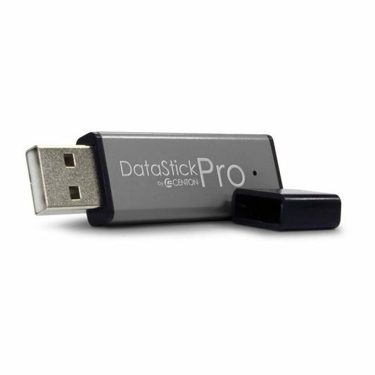 Centon 2GB DataStick Pro USB 2.0 Flash Drive 2 GB Storage Capacity - 3 MB/S Write Speed - 6 MB/S Read Speed - Gray