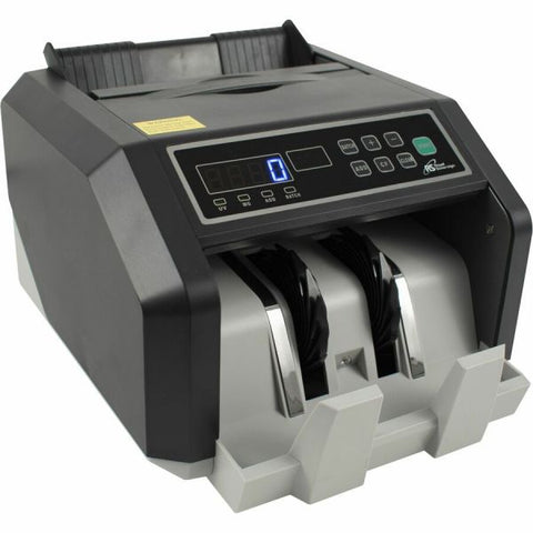 Royal Sovereign Back Load Bill Counter with Counterfeit Detection, 1,400 Bills/min, 12.24 x 10.16 x 7.01, Black/Silver