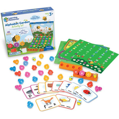 Learning Resources Alphabet Garden Activity Set Theme/Subject: Early Learning - Skill Learning: Letter Recognition, Alphabet, Sorting, Color, Sound, Letter Matching, Spelling - 3-7 Year - 1 Each