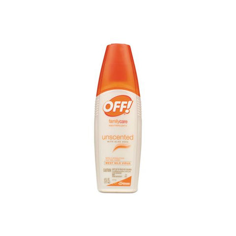 OFF! FamilyCare Unscented Spray Insect Repellent, 6 oz Spray Bottle, 12/Carton