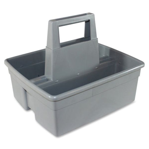 Impact Products Maids' Basket 2 Compartment(s) - 10.1" Height x 11.1" Width12.9" Length - Handle, Heavy Duty - Gray - Plastic - 1 Each