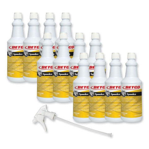 Betco Speedex Heavy Duty Cleaner/Degreaser Ready-To-Use Spray - 32 fl oz (1 quart) - Mint Scent - 1 Each - Green