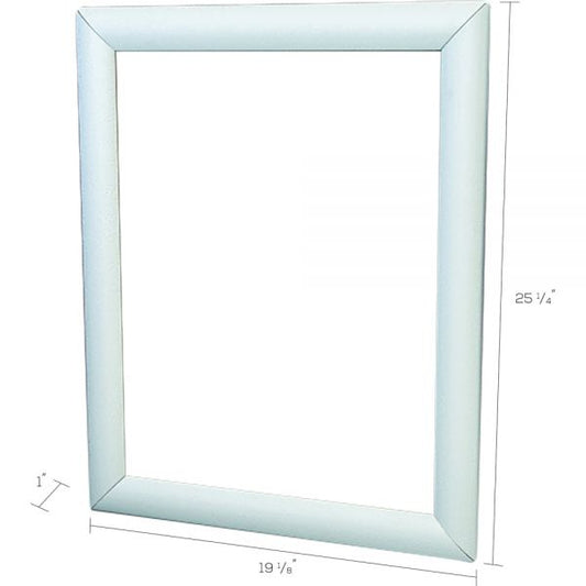 Deflecto Wall-Mount Display Frame 19.13" x 25.25" Frame Size - Holds 18" x 24" Insert - Rectangle - Vertical, Horizontal - Satin - Front Loading, Anti-glare, Dust Resistant, Debris Resistant - 1 Each - Aluminum - Clear, Silver