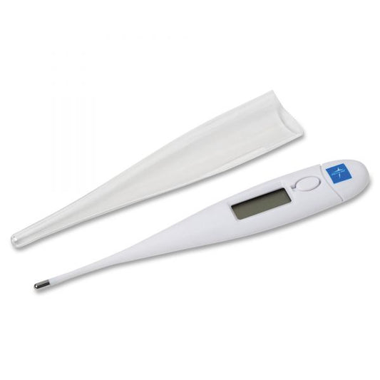 Medline Premier Oral Digital Thermometer Reusable, Latex-free - For Oral - White