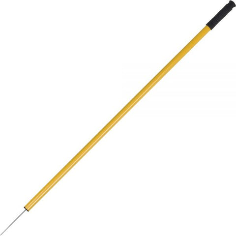 Ettore Trash Picker 43" Length - 1.5" Diameter - Lightweight, Extended Tip, Safety Guard - Gold - 1 Each