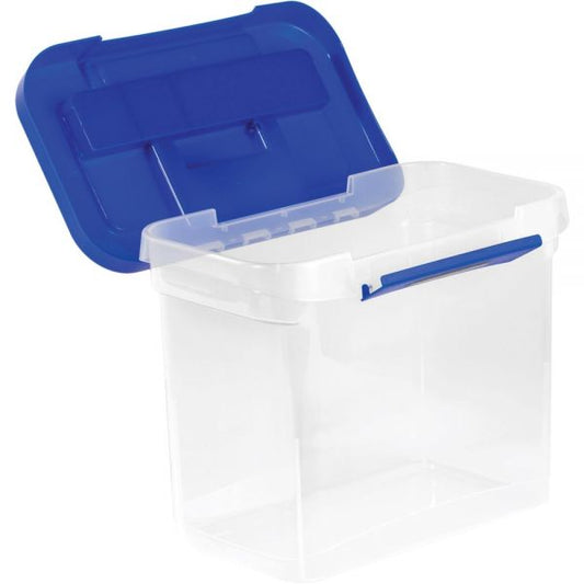 Bankers Box Heavy Duty Plastic File Storage, 14 1/4 x 8 3/5x 11, Clear