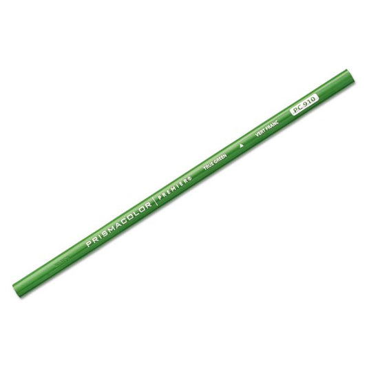 Prismacolor Premier Colored Pencil, True Green Lead/Barrel, Dozen