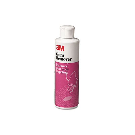 3M Gum Remover, Orange Scent, Liquid, 8 oz. Bottle, 6/Carton