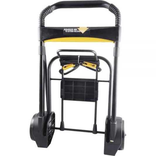 Kantek Ultra-Lite Folding Cart, 250 lb Capacity, 11 x 13.25 Platform, Black