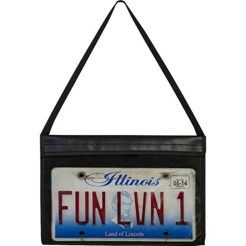 C-Line License Plate Holder Support 13" x 8.50" Media - 9.3" x 14" - Vinyl - 1 Each - Clear, Black, Black