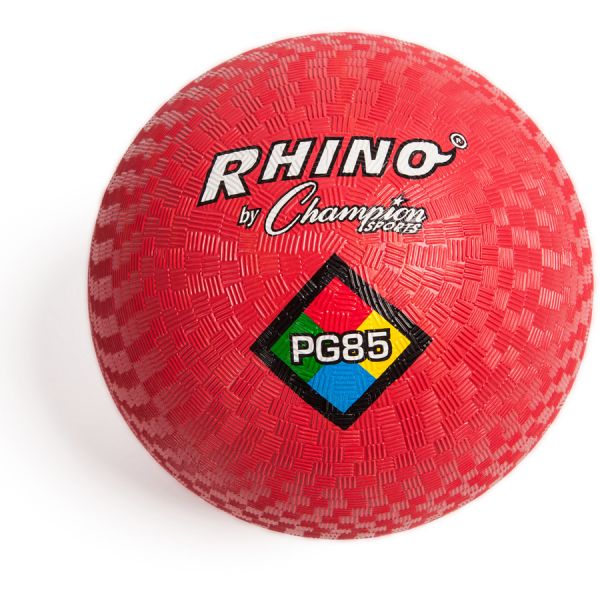 Champion Sport Playground Ball - 1 8.50" Diameter - Nylon - Red